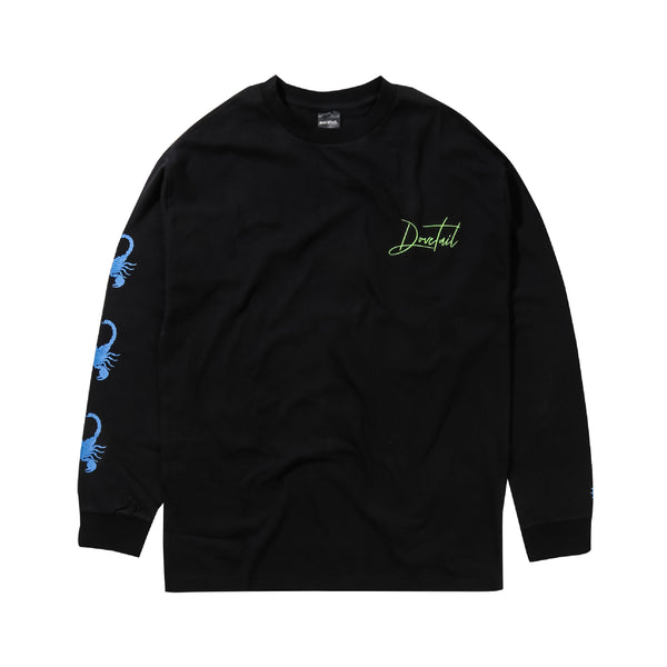 Faces Longsleeve T-Shirt - Black